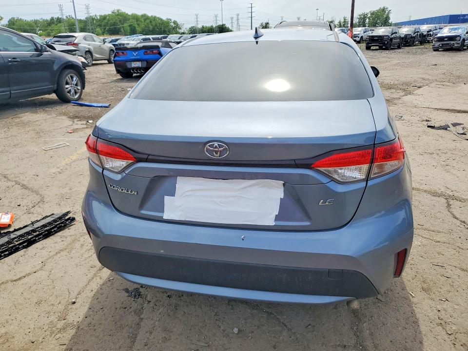 2020 Toyota VIN JTDEPRAE2LJ098740 COPART salvage auction — FRONT END, MI - CERTIFICATE OF TITLE, sold $4,000 on 2026-07-02 (photo 6)