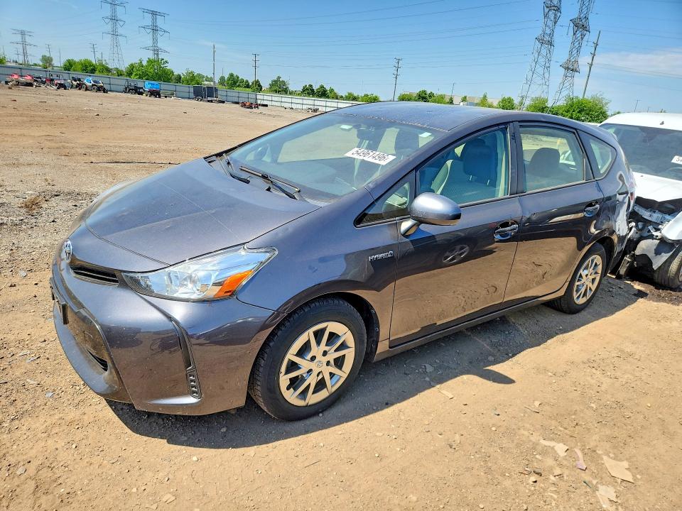 2017 Toyota Prius v VIN JTDZN3EUXHJ065837 COPART salvage auction — HAIL, Wv - Salvage Certificate, sold $2,450 on 2026-07-28 (photo 1)