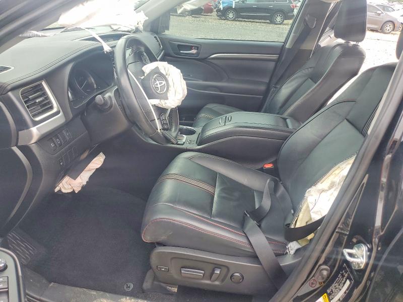 2019 Toyota VIN 5TDJZRFH1KS625728 COPART salvage auction — FRONT END, Mo - Salvage Certificate Of Title, sold $5,400 on 2026-07-13 (photo 7)