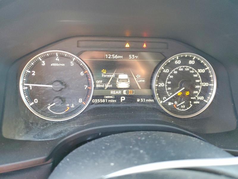 2022 Mitsubishi VIN JA4J4TA86NZ015369 COPART salvage auction — FRONT END, CO - SALVAGE TITLE (P), sold $1,600 on 2026-07-28 (photo 9)