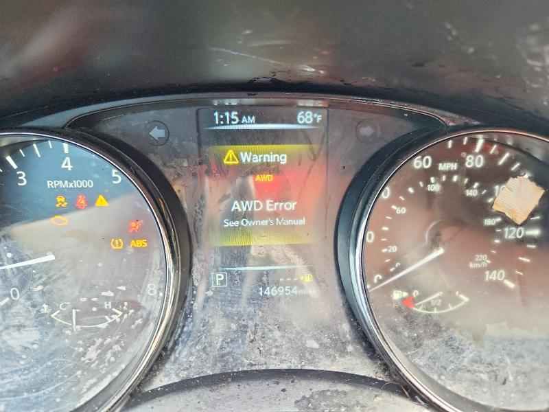 2017 Nissan Rogue VIN JN8AT2MV3HW264386 COPART salvage auction — FRONT END, Tx - Salvage Vehicle Title, sold $600 on 2026-07-16 (photo 9)