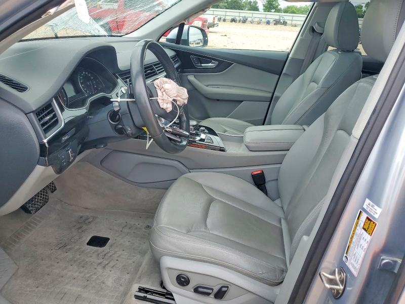 2017 Audi Q7 VIN WA1AAAF75HD014762 COPART salvage auction — FRONT END, Tx - Salvage Vehicle Title, sold $2,400 on 2026-07-09 (photo 7)