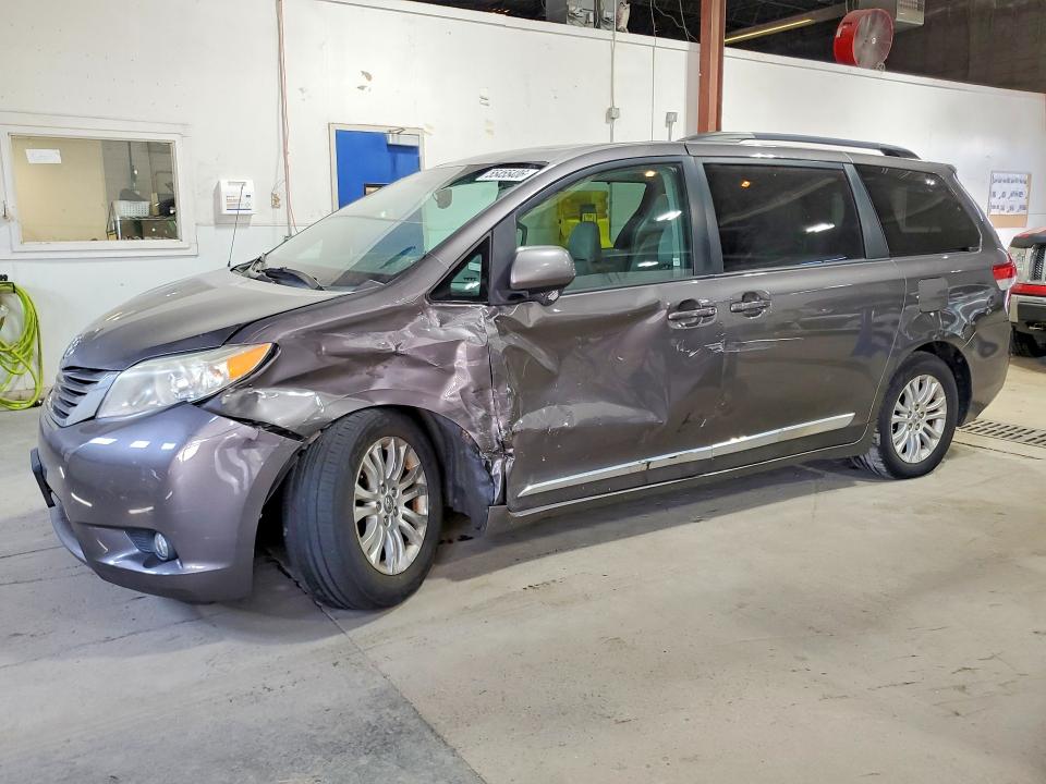 2011 Toyota Sienna VIN 5TDYK3DC7BS166194 COPART salvage auction — FRONT END, Mn - Cert Of Title-Salvage, sold $2,650 on 2026-07-09 (photo 1)