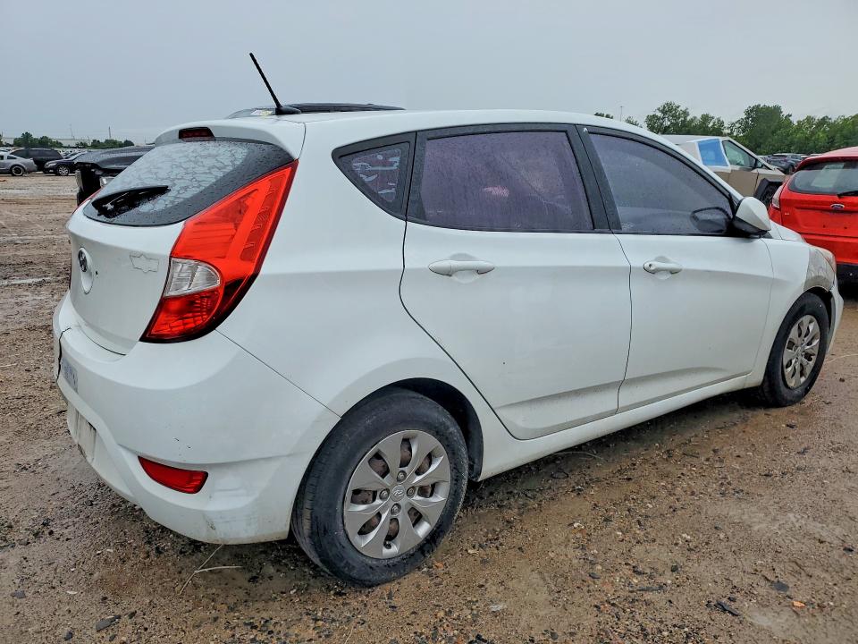 2015 Hyundai Accent VIN KMHCT5AE1FU211832 COPART salvage auction — FRONT END, Tx - Certificate Of Title, sold $675 on 2026-07-22 (photo 3)