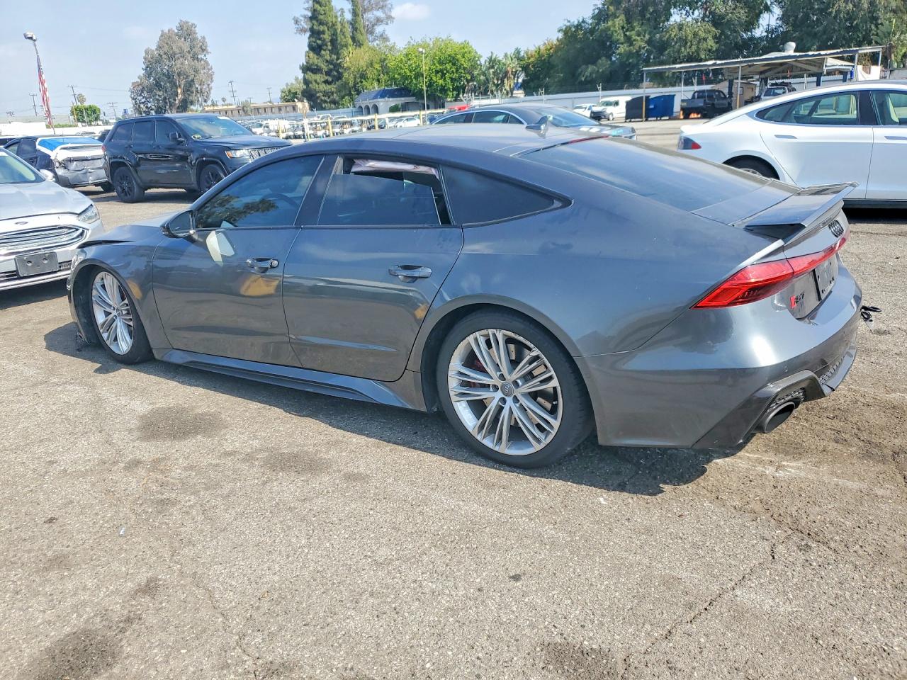 2021 Audi RS7 VIN WUAPCBF27MN906541 COPART salvage auction — Front End, CA - SALVAGE CERTIFICATE, sold $25,750 on 2026-07-07 (photo 2)