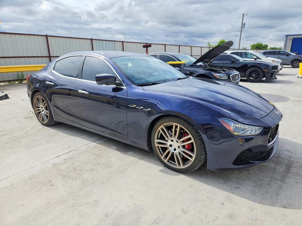 2015 Maserati Ghibli VIN ZAM57RTAXF1142395 COPART salvage auction — HAIL, Tx - Certificate Of Title, sold $5,100 on 2026-07-07 (photo 4)