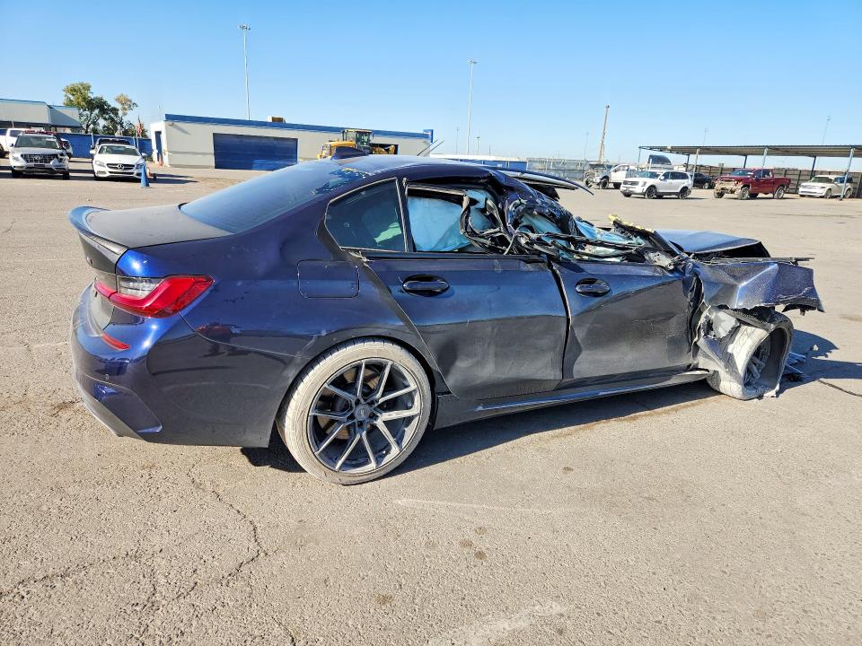 2020 BMW M340i VIN WBA5U7C04LA286669 COPART salvage auction — ALL OVER, TX - SALVAGE VEHICLE TITLE, sold $6,600 on 2026-08-07 (photo 3)