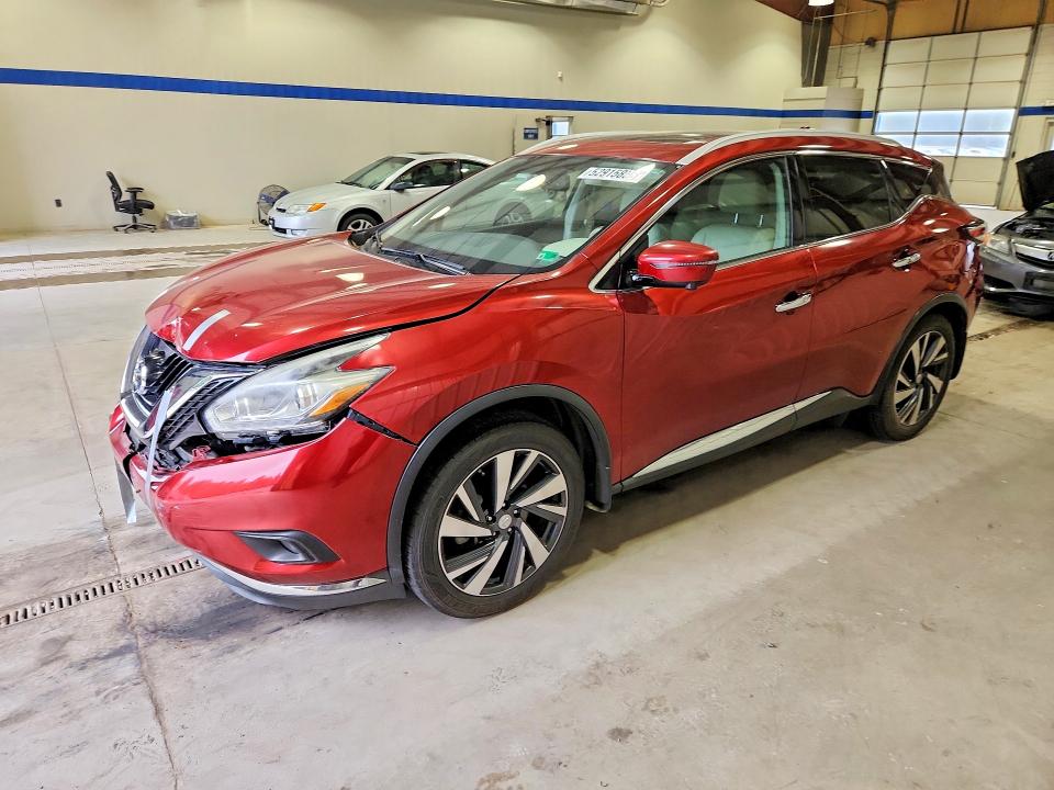 2017 Nissan Murano VIN 5N1AZ2MH1HN105422 — COPART salvage auction photo