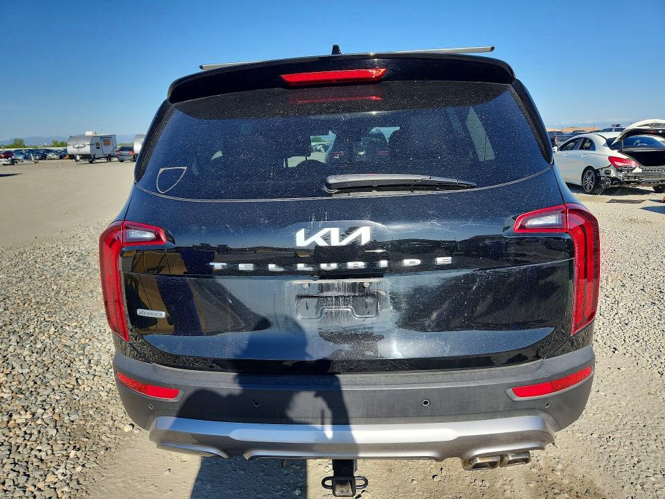 2022 Kia Telluride VIN 5XYP6DHC5NG199762 COPART salvage auction — SIDE, Co - Public - Salvage Title, sold $7,000 on 2026-07-14 (photo 6)