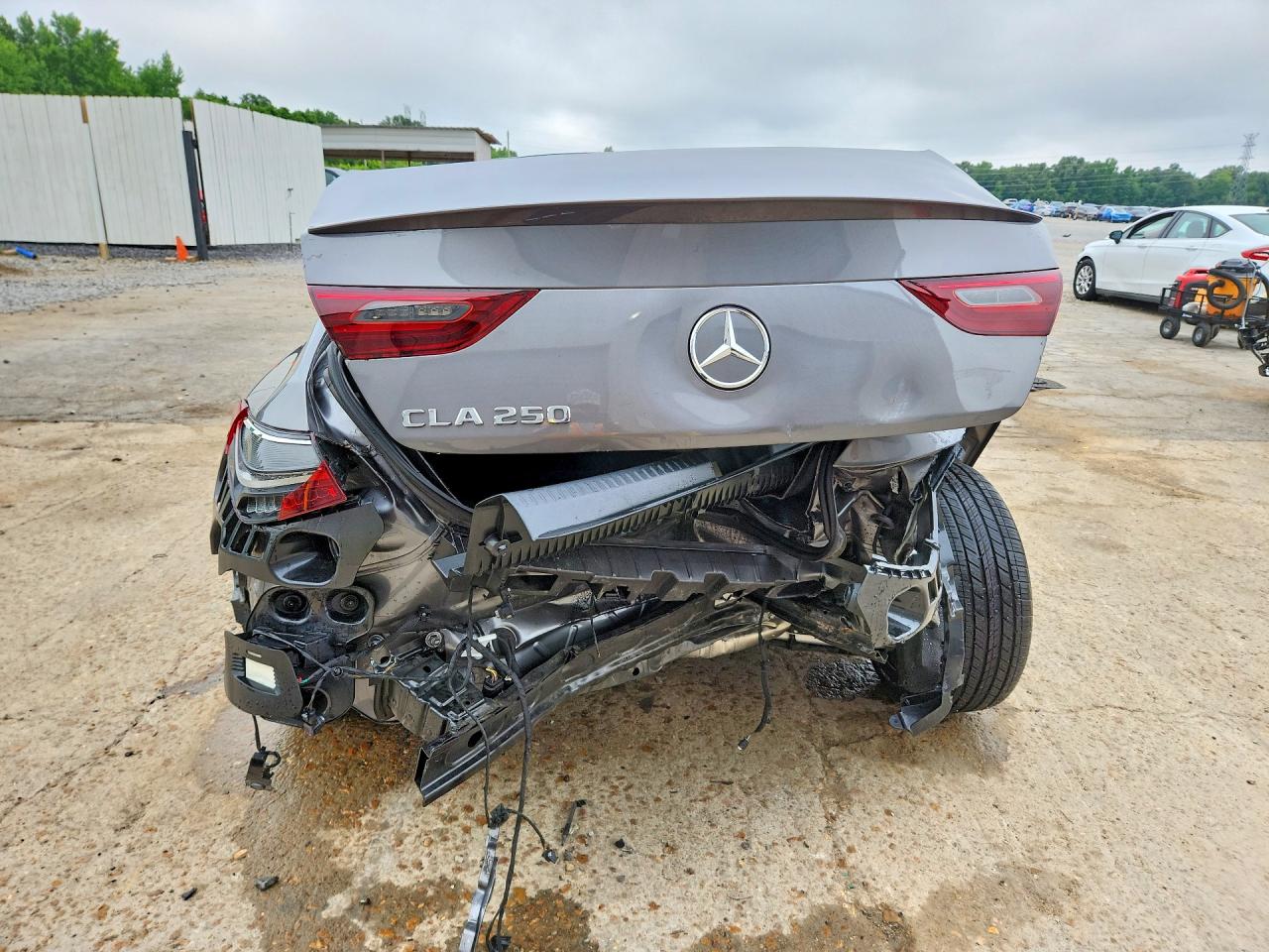 2025 Mercedes-Benz CLA-Class VIN W1K5J4GB0SN515318 COPART salvage auction — Rear End, TN - SALVAGE CERTIFICATE, sold $9,200 on 2026-07-09 (photo 6)