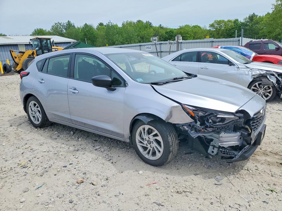 2024 Subaru Impreza VIN JF1GUABC3R8861905 COPART salvage auction — FRONT END, Ma - Cert Of Title-Salvage, sold $3,550 on 2026-07-08 (photo 4)