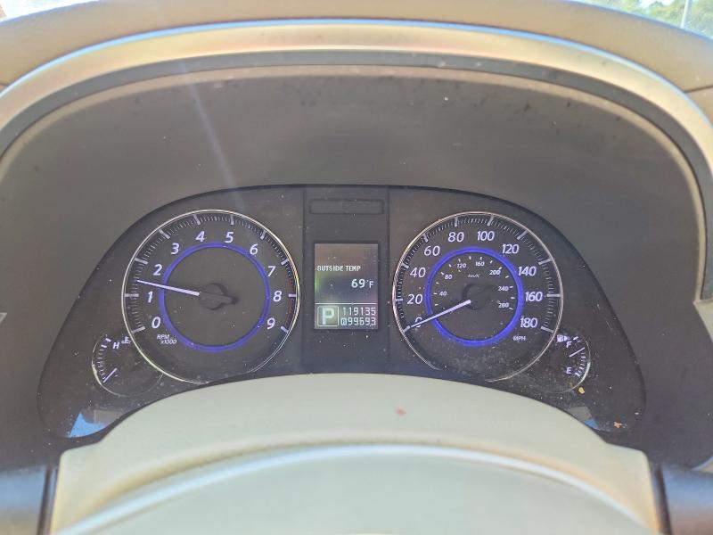 2013 Infiniti Fx VIN JN8CS1MW5DM173110 COPART salvage auction — MINOR DENT/SCRATCHES, Id - Salvage Certificate Of Title, sold $2,700 on 2026-07-17 (photo 9)