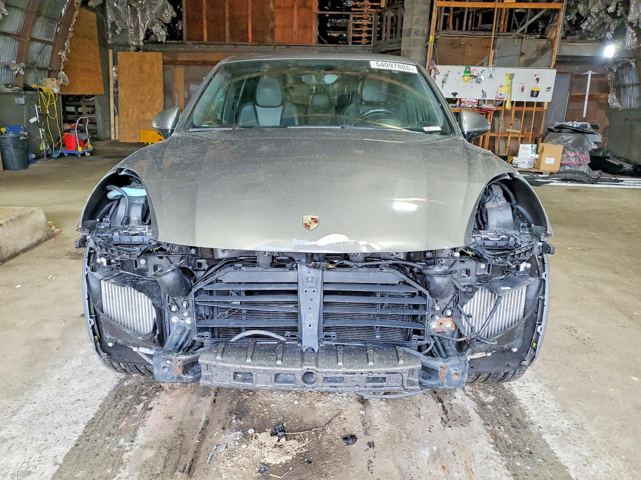 2018 Porsche Cayenne VIN WP1AD2A27JLA80755 COPART salvage auction — Front End, IN - CERT OF TITLE-SALVAGE TITLE (P), sold $14,900 on 2026-07-06 (photo 5)