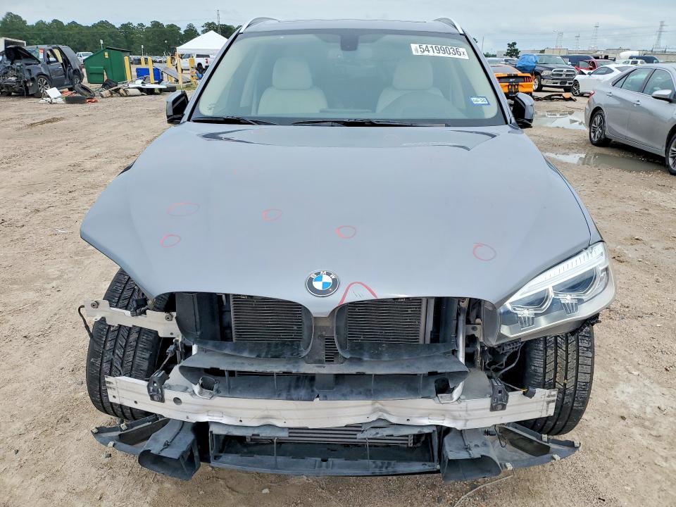 2014 BMW X5 VIN 5UXKR0C58E0C25801 COPART salvage auction — FRONT END, Tx - Salvage Vehicle Title, sold $6,800 on 2026-07-24 (photo 5)
