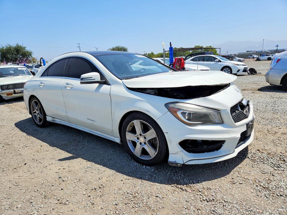 2015 Mercedes-benz Cla-klasse VIN WDDSJ4EBXFN279658 COPART salvage auction — FRONT END, Ca - Salvage Certificate, sold $1,300 on 2026-07-10 (photo 4)