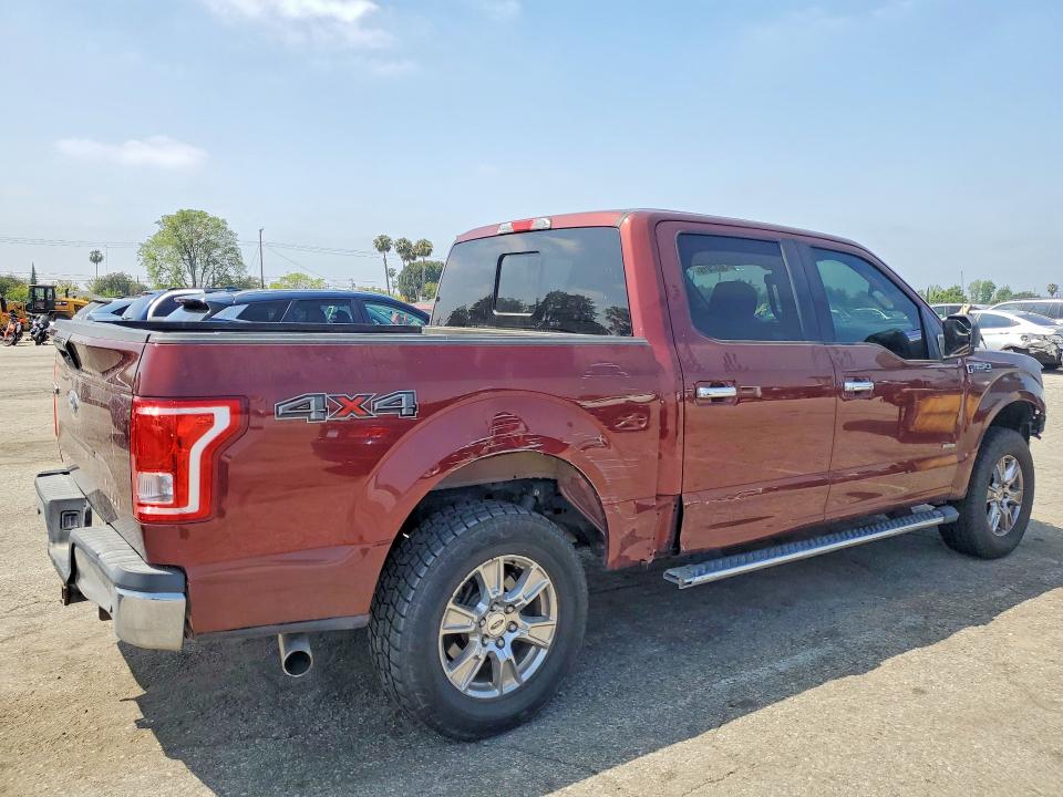 2016 Ford F-150 VIN 1FTEW1EG9GKE14599 COPART salvage auction — FRONT END, Ca - Non-Repairable Vehicle Cert, sold $2,700 on 2026-07-02 (photo 3)