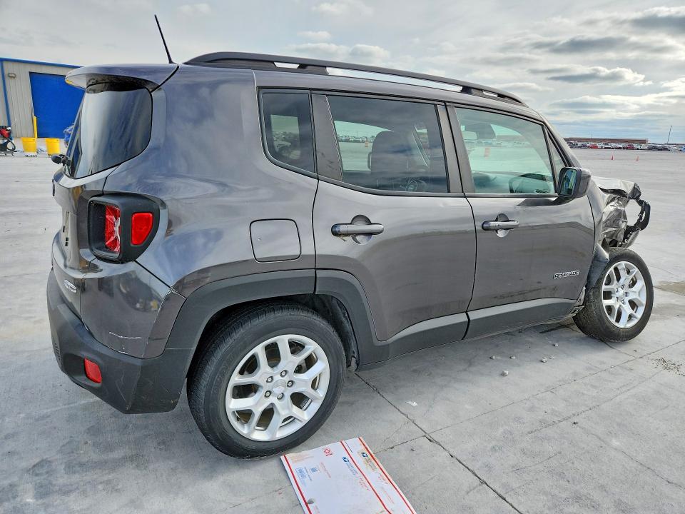 2018 Jeep VIN ZACCJABB8JPJ43995 COPART salvage auction — FRONT END, Tx - Salvage Vehicle Title, sold $1,850 on 2026-08-18 (photo 3)