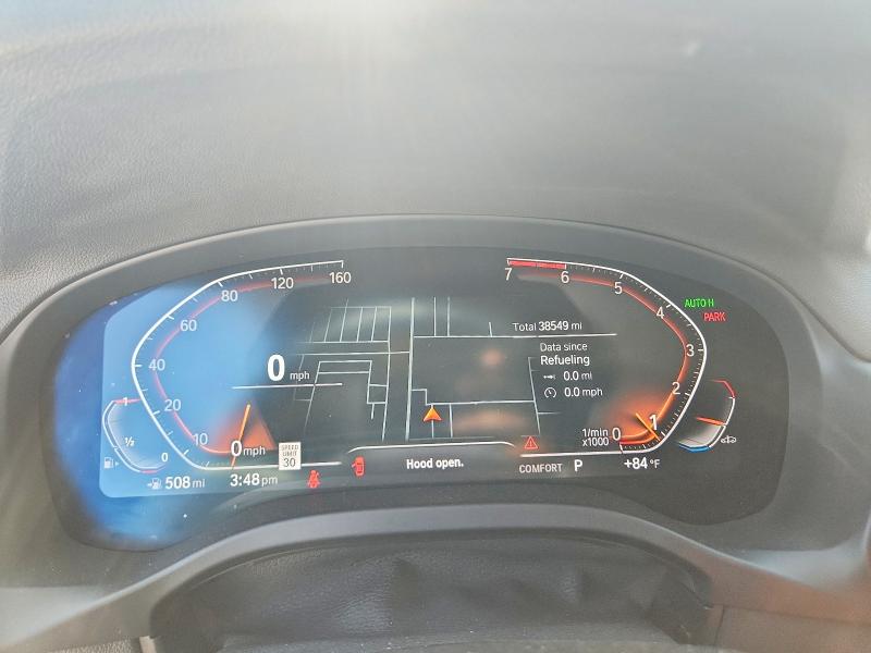 2024 BMW X4 VIN 5UX33DT03R9W97548 COPART salvage auction — REAR END, Tx - Salvage Vehicle Title, sold $24,700 on 2026-07-10 (photo 9)