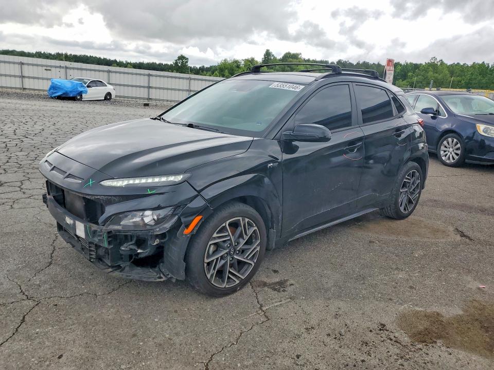 2022 Hyundai VIN KM8K33A38NU786054 COPART salvage auction — FRONT END, Tn - Salvage Certificate, sold $4,100 on 2026-07-30 (photo 1)