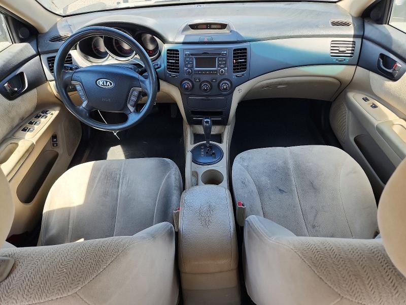 2010 Kia Optima VIN KNAGG4A87A5389159 COPART salvage auction — NORMAL WEAR, Or - Lien Papers, Clean Title, sold $525 on 2026-07-14 (photo 8)