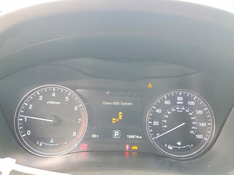 2015 Hyundai Genesis VIN KMHGN4JE7FU040283 COPART salvage auction — REAR END, Fl - Cert Of Ttl-Rebuilt&Slvg Rbld, sold $1,200 on 2026-07-13 (photo 9)