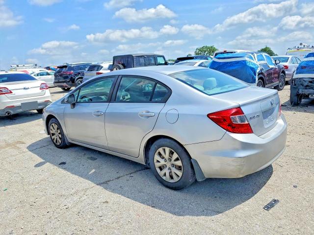 2012 Honda VIN 19XFB2F56CE077924 COPART salvage auction — SIDE, In - Certificate Of Title, sold $450 on 2026-07-02 (photo 2)