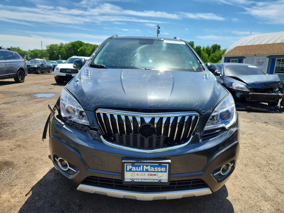 2016 Buick Encore VIN KL4CJ2SM2GB652262 COPART salvage auction — FRONT END, Salvage Title, sold $825 on 2026-07-16 (photo 5)