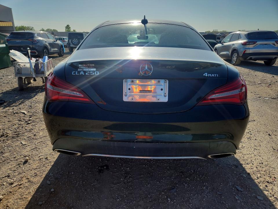 2018 Mercedes-benz Cla-klasse VIN WDDSJ4GB4JN658970 COPART salvage auction — FRONT END, Il - Salvage Certificate, sold $8,300 on 2026-07-09 (photo 6)