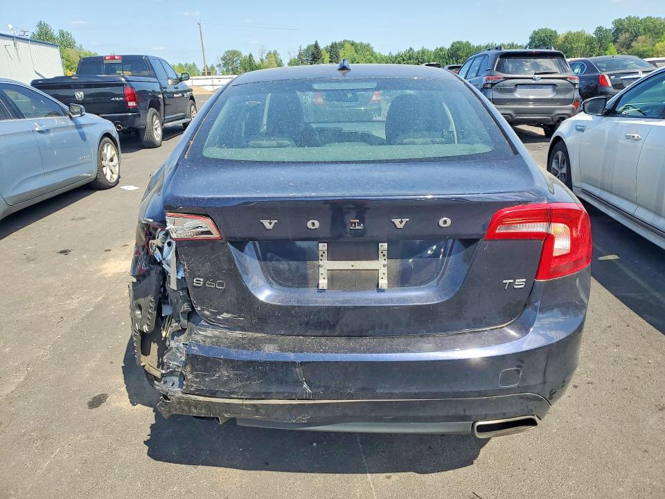 2016 Volvo S60 VIN YV126MFJ0G2409106 COPART salvage auction — REAR END, Or - Salvage Title Certificate, sold $975 on 2026-08-12 (photo 6)