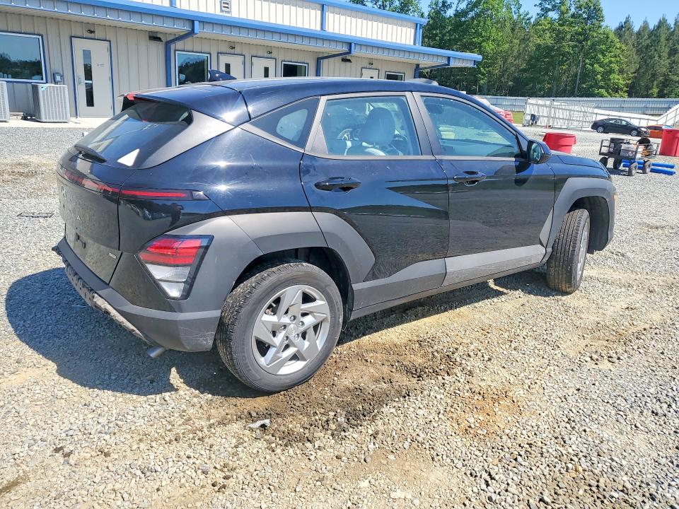 2024 Hyundai Kona VIN KM8HACAB5RU096646 COPART salvage auction — REAR END, Nc - Salvage Certificate Of Title, sold $300 on 2026-07-30 (photo 3)