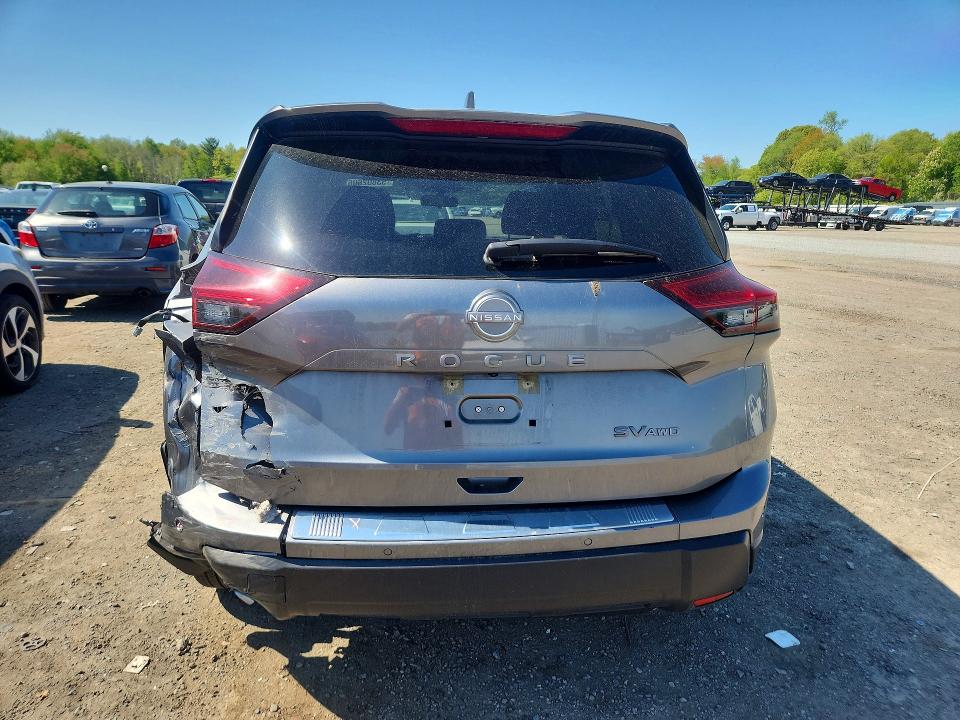 2024 Nissan Rogue VIN JN8BT3BB9RW425425 COPART salvage auction — REAR END, Ma - Cert Of Title-Salvage, sold $3,500 on 2026-07-22 (photo 6)
