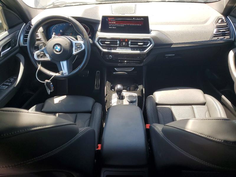 2024 BMW X3 VIN 5UX53DP06R9U16409 COPART salvage auction — REAR END, Ca - Salvage Certificate, sold $12,400 on 2026-07-21 (photo 8)