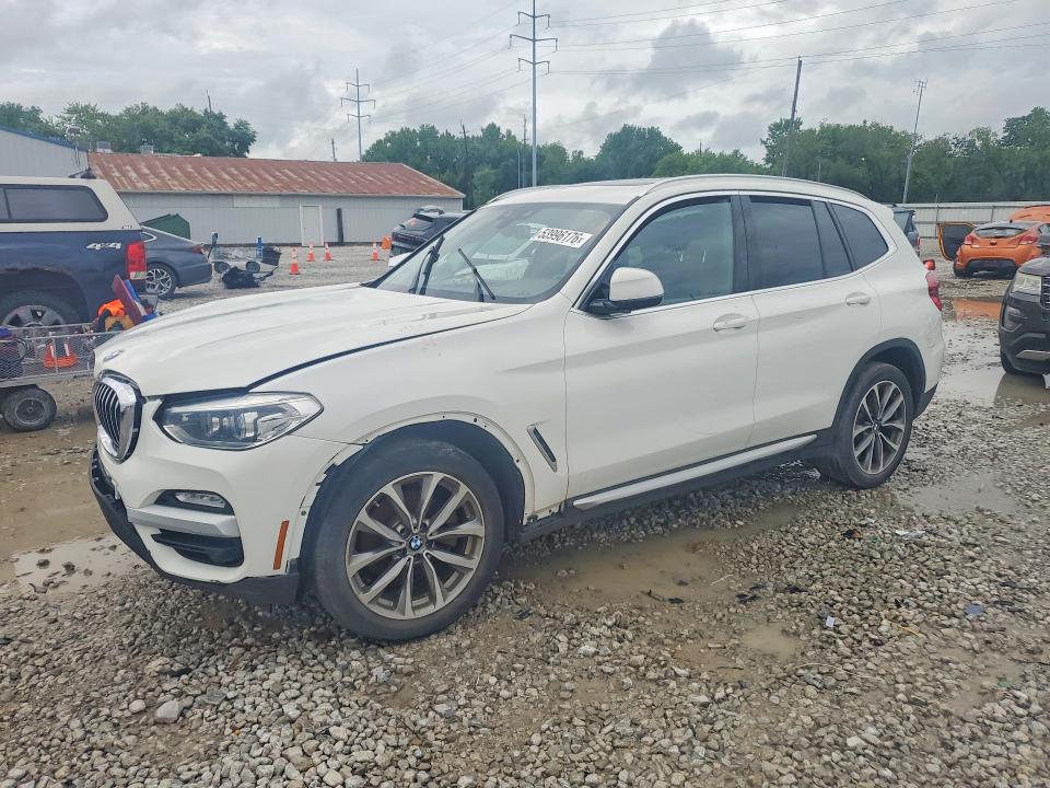 2019 BMW X3 VIN 5UXTR9C57KLR03728 COPART salvage auction — FRONT END, Va - Certificate Of Title, sold $4,900 on 2026-07-09 (photo 1)