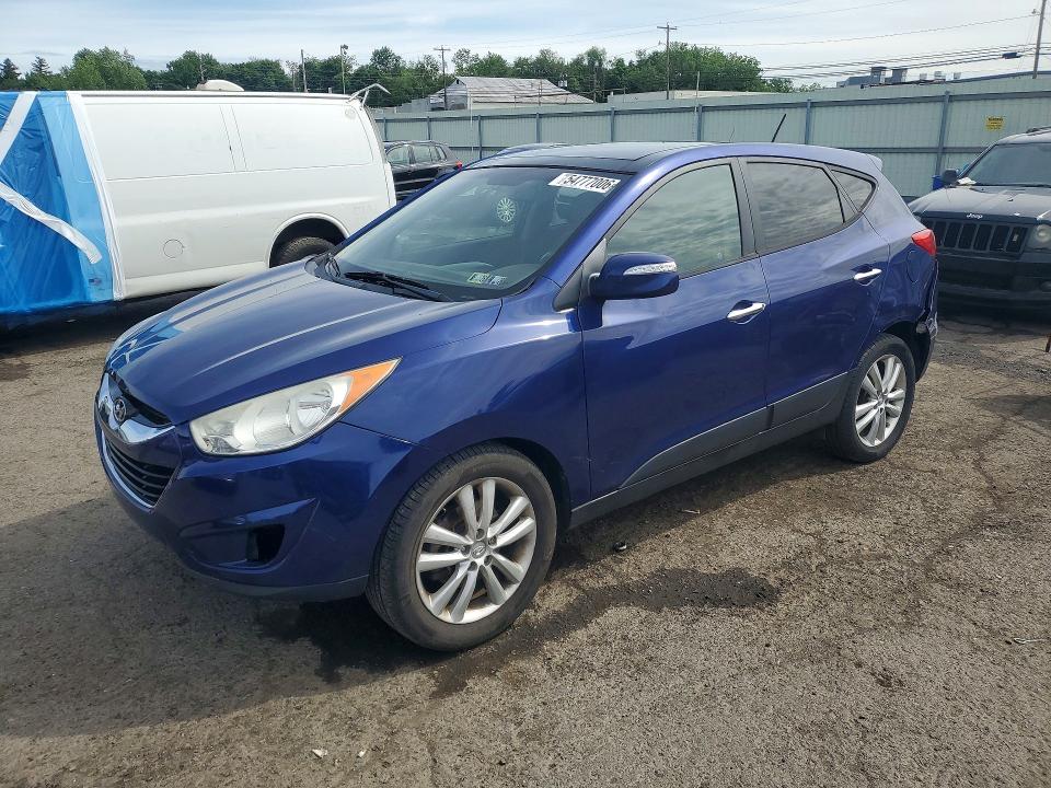2012 Hyundai Tucson VIN KM8JUCAC2CU436893 COPART salvage auction — REAR END, PA - CERT OF SALV-R=RECONSTRUCTED, sold $1,800 on 2026-07-14 (photo 1)