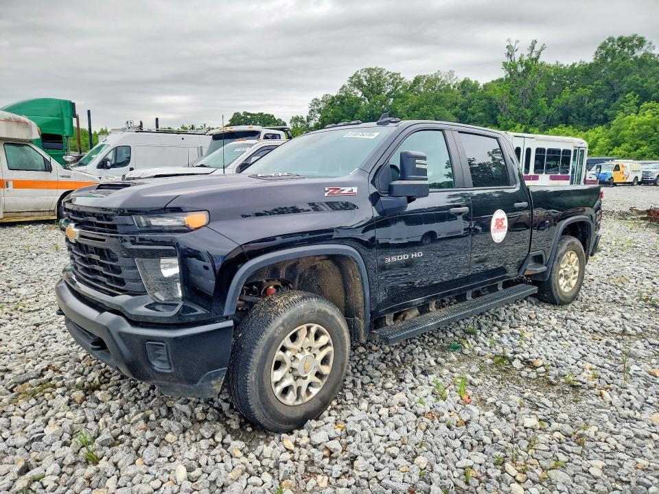 2024 Chevrolet Silverado VIN 2GC4YSE70R1135119 COPART salvage auction — REAR END, Al - Cert Of Title-Salvage Title, sold $15,300 on 2026-07-09 (photo 1)