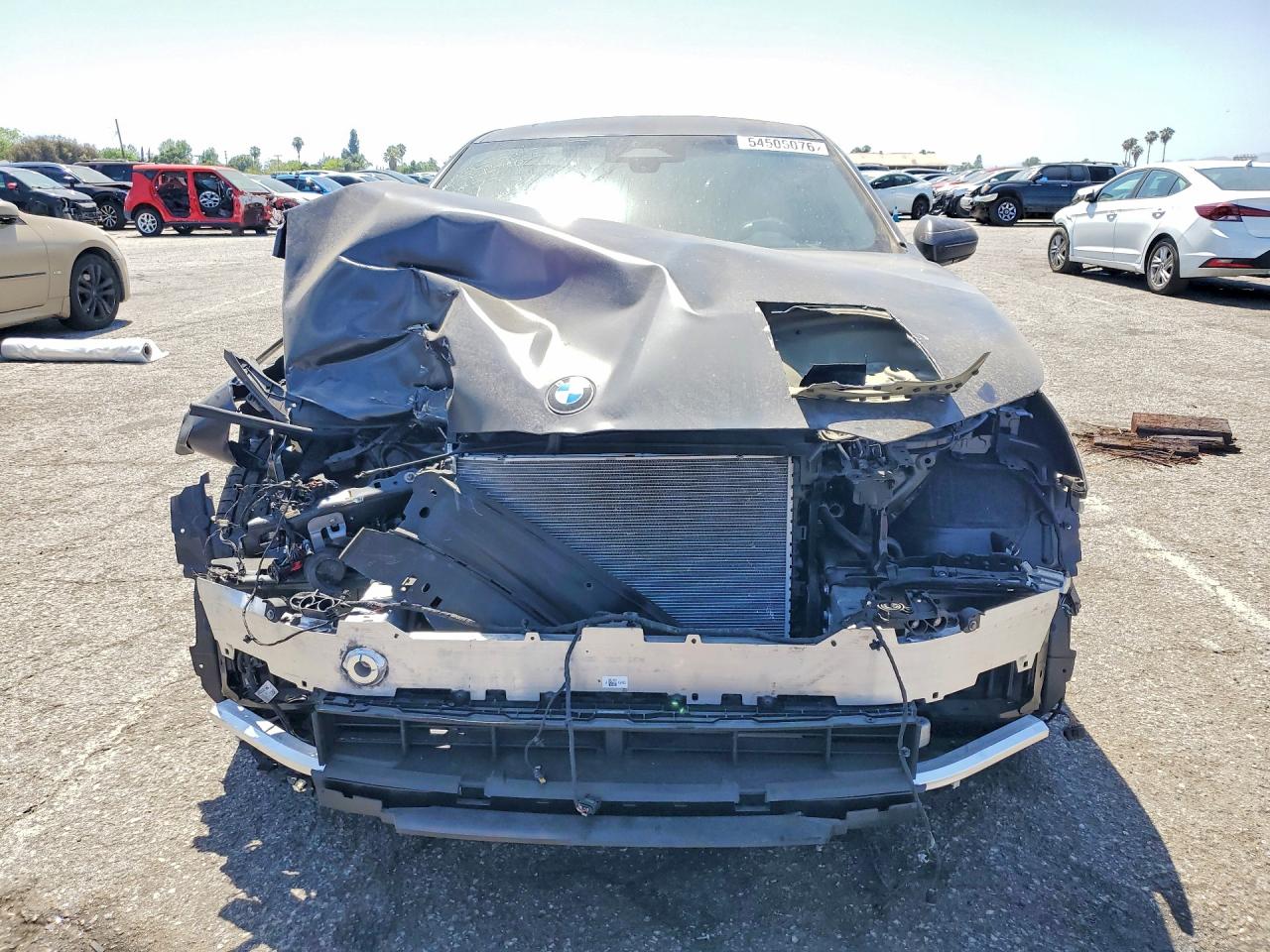2026 BMW 5 Series VIN WBA63FJ07TCV92046 COPART salvage auction — Front End, ID - SALVAGE CERTIFICATE OF TITLE, sold $24,200 on 2026-08-14 (photo 5)