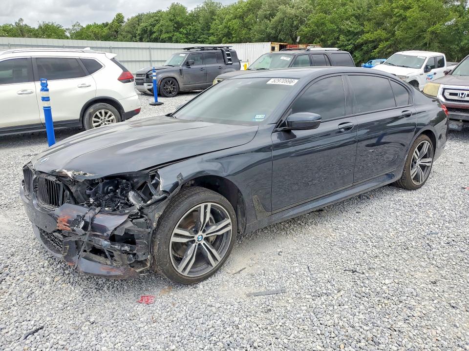 2019 BMW 7er VIN WBA7E2C5XKB217854 COPART salvage auction — FRONT END, Tx - Salvage Vehicle Title, sold $125 on 2026-08-03 (photo 1)