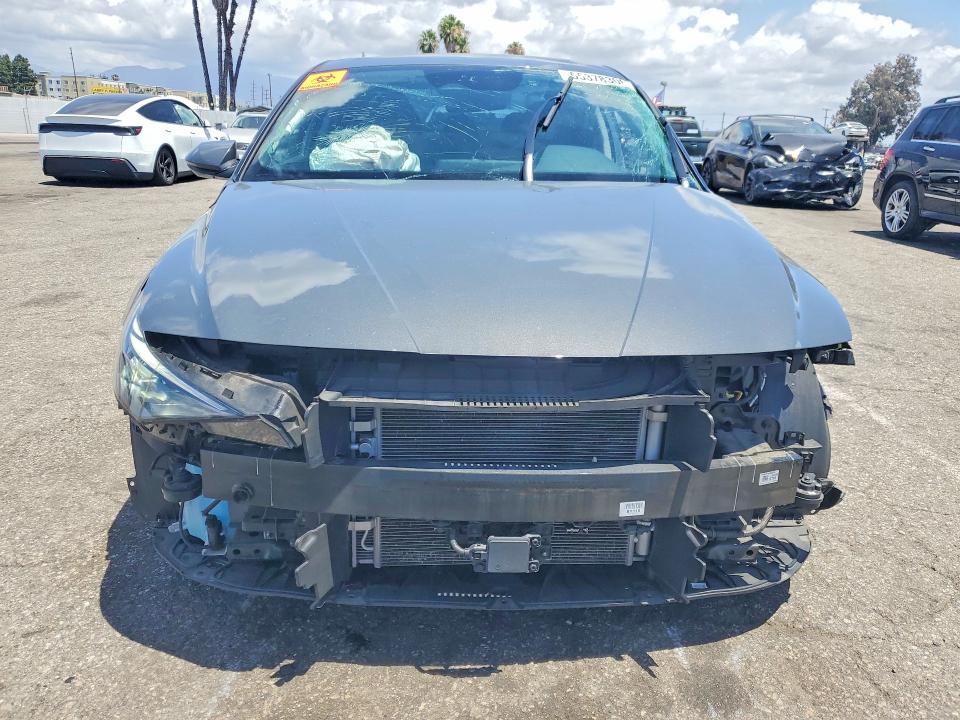 2023 Hyundai Elantra VIN KMHLN4AJ5PU091844 COPART salvage auction — FRONT END, Ca - Salvage Certificate, sold $2,950 on 2026-07-14 (photo 5)