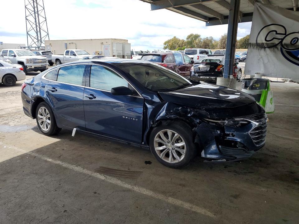 2022 Chevrolet Malibu VIN 1G1ZD5ST7NF147543 COPART salvage auction — FRONT END, Ca - Salvage Certificate, sold $1,500 on 2026-07-09 (photo 4)
