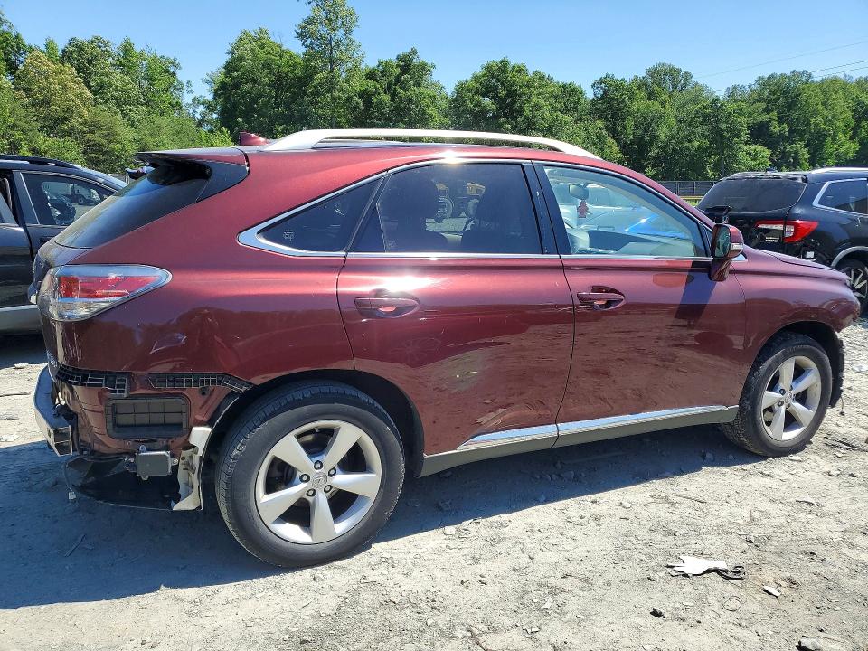2014 Lexus Rx VIN JTJBK1BA2E2461255 COPART salvage auction — FRONT END, Md - Cert Of Salvage > 75% Damage, sold $4,600 on 2026-07-24 (photo 3)