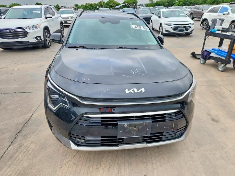 2023 Kia Niro VIN KNDCT3LE1P5085957 COPART salvage auction — REAR END, Tx - Salvage Vehicle Title, sold $8,500 on 2026-07-06 (photo 5)