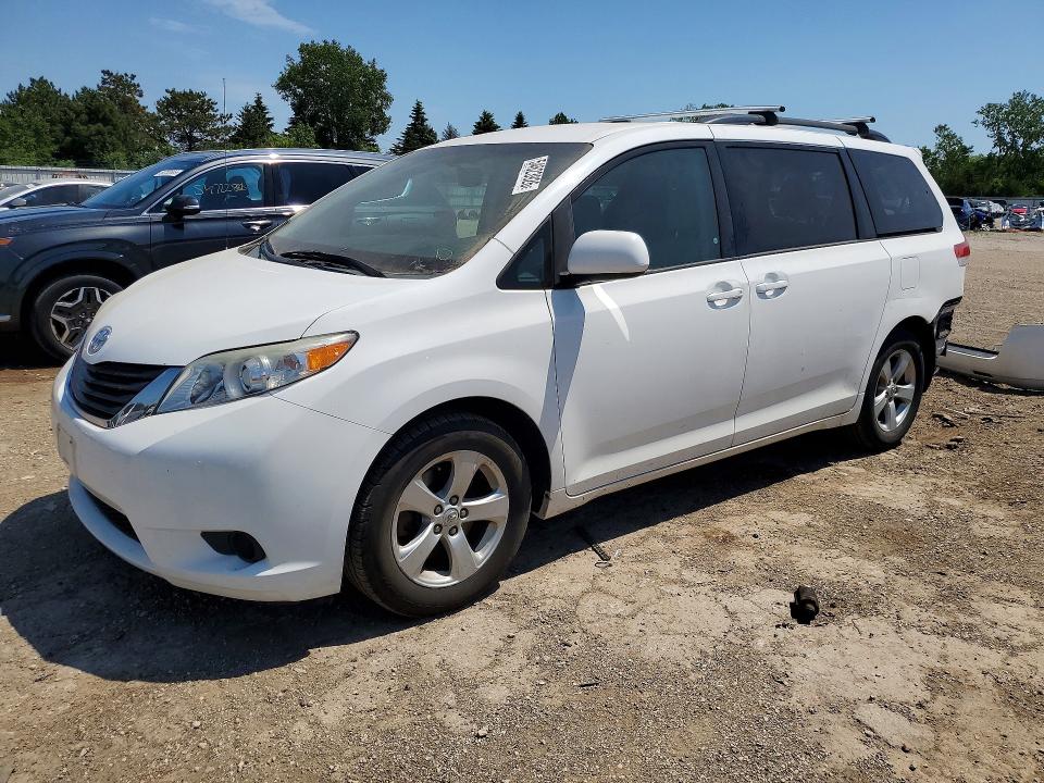 2012 Toyota Sienna VIN 5TDKK3DCXCS270749 COPART salvage auction — REAR END, IL - SALVAGE CERTIFICATE, sold $1,300 on 2026-07-07 (photo 1)