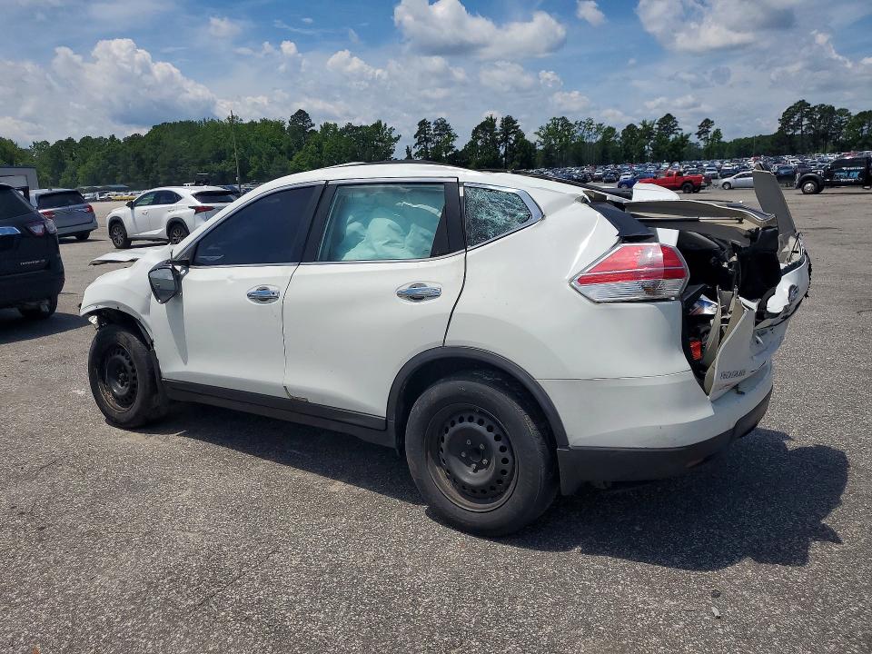 2015 Nissan Rogue VIN KNMAT2MT3FP566827 COPART salvage auction — ROLLOVER, Nc - Salvage Certificate Of Title, sold $275 on 2026-07-30 (photo 2)
