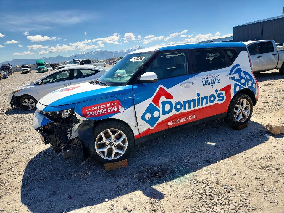 2023 Kia VIN KNDJ23AU4P7889291 COPART salvage auction — FRONT END, Ut - Salvage Certificate, sold $2,450 on 2026-07-07 (photo 1)