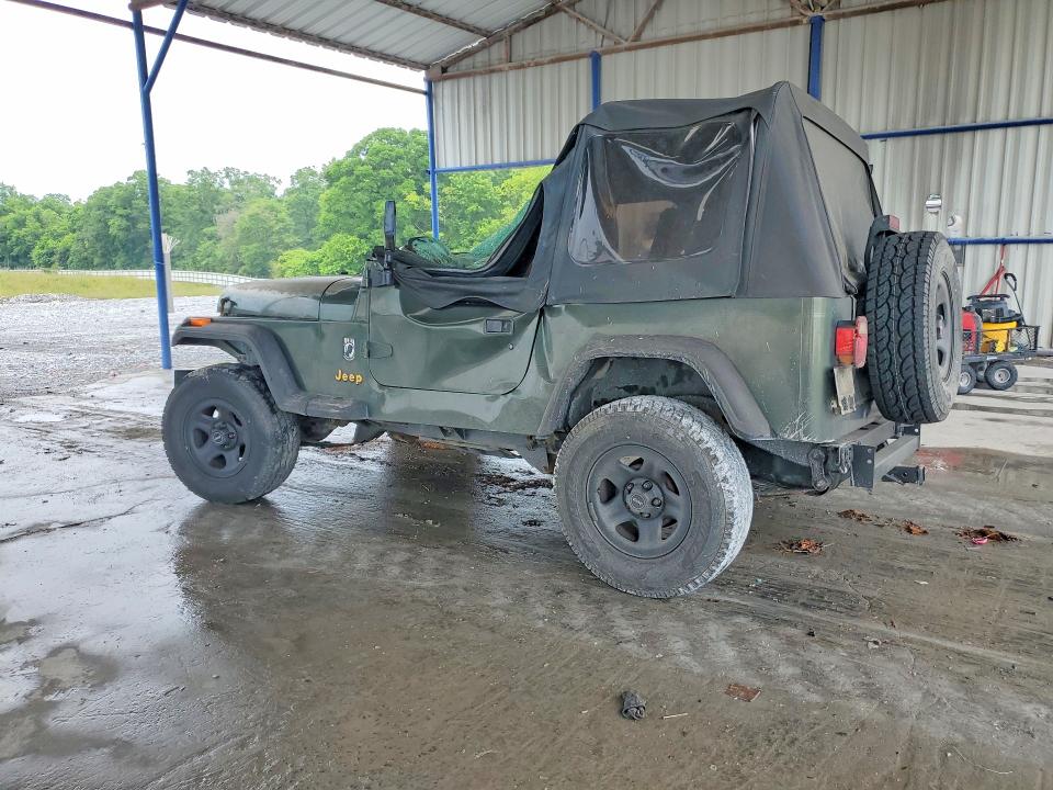1995 Jeep Wrangler / VIN 1J4FY19P3SP313282 COPART salvage auction — ROLLOVER, GA - CERT OF TITLE-SALVAGE, sold $400 on 2026-07-02 (photo 2)