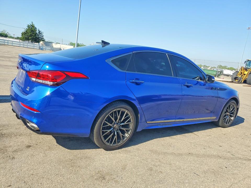 2020 Genesis G80 VIN KMTFN4JE9LU329548 COPART salvage auction — SIDE, Oh - Cert Of Title-Salvage, sold $6,800 on 2026-07-08 (photo 3)