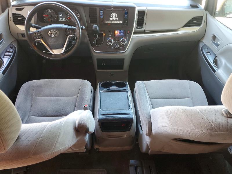 2015 Toyota Sienna VIN 5TDKK3DCXFS682058 COPART salvage auction — FRONT END, CA - SALVAGE CERTIFICATE, sold $1,850 on 2026-07-28 (photo 8)
