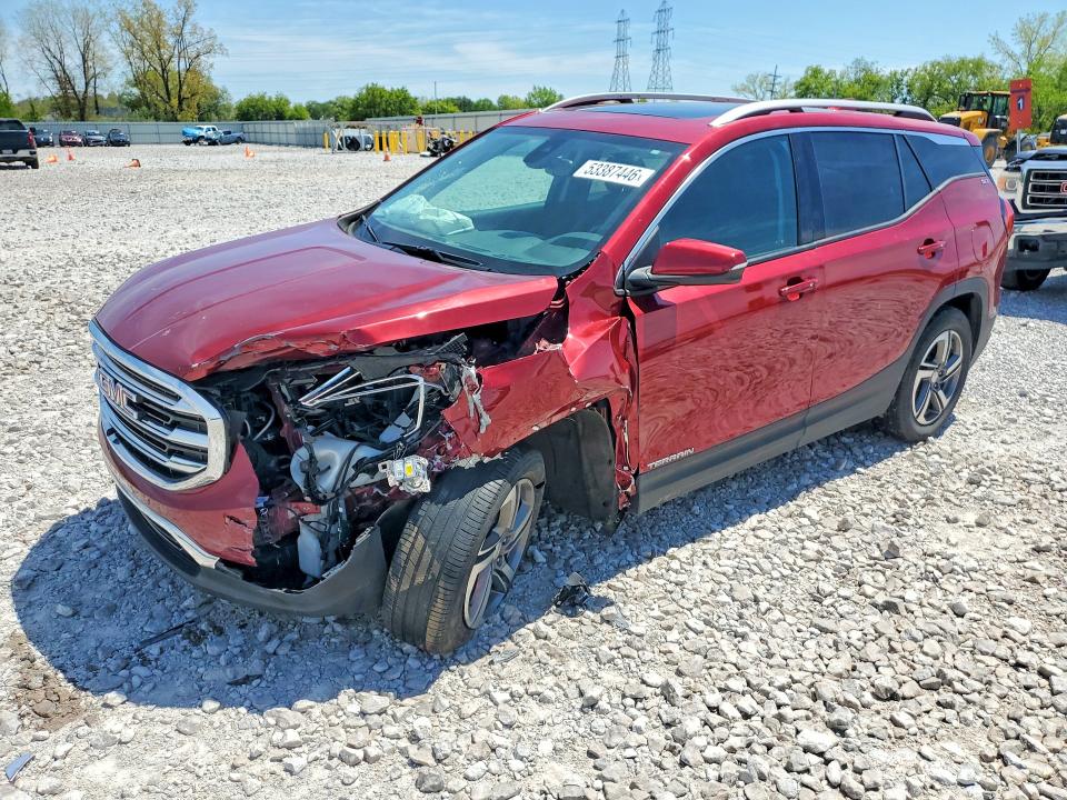 2020 Gmc Terrain VIN 3GKALPEV2LL132228 COPART salvage auction — FRONT END, Oh - Cert Of Title-Salvage, sold $4,650 on 2026-07-02 (photo 1)
