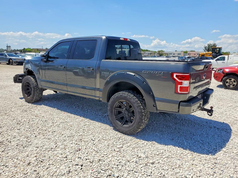 2018 Ford F-150 VIN 1FTEW1EP6JFE28184 COPART salvage auction — FRONT END, FL - CERT OF TITLE SLVG REBUILDABLE, sold $4,400 on 2026-07-24 (photo 2)