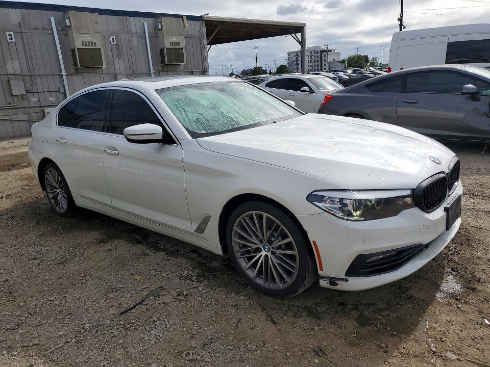 2018 BMW 5er VIN WBAJA5C52JWA36003 COPART salvage auction — REAR END, Ca - Salvage Certificate, sold $8,500 on 2026-07-16 (photo 4)